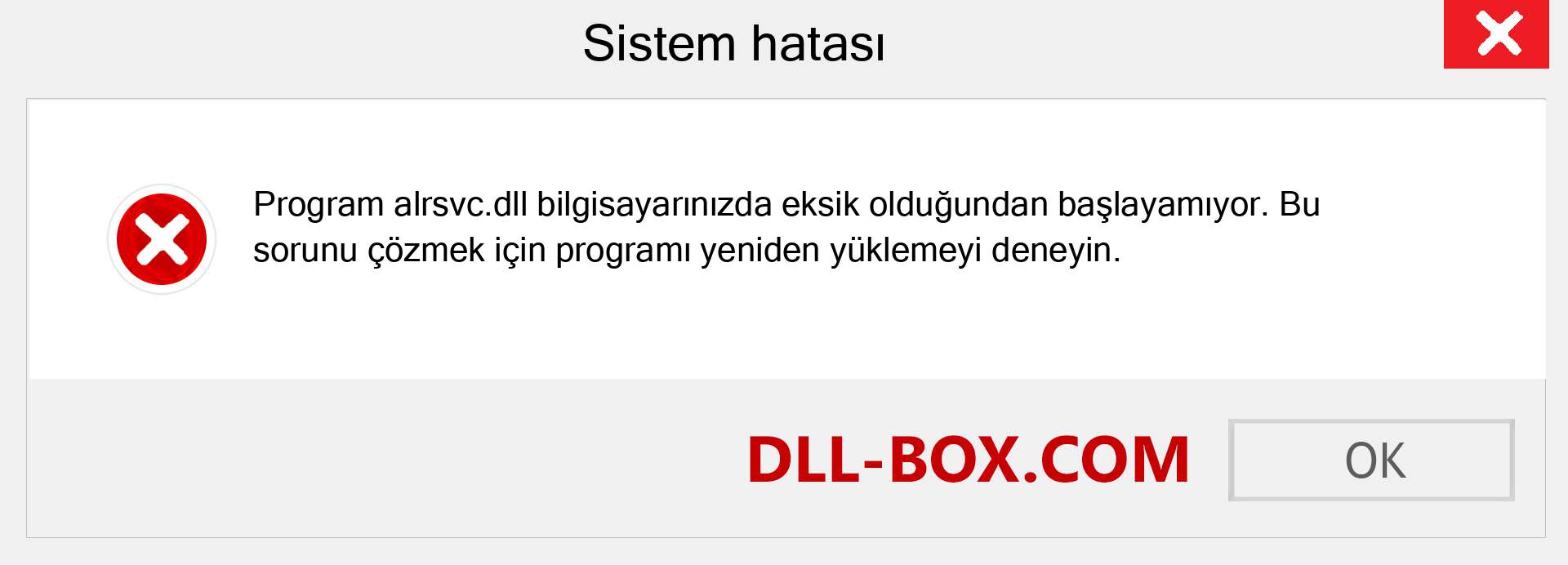 alrsvc.dll dosyası eksik mi? Windows 7, 8, 10 için İndirin - Windows'ta alrsvc dll Eksik Hatasını Düzeltin, fotoğraflar, resimler